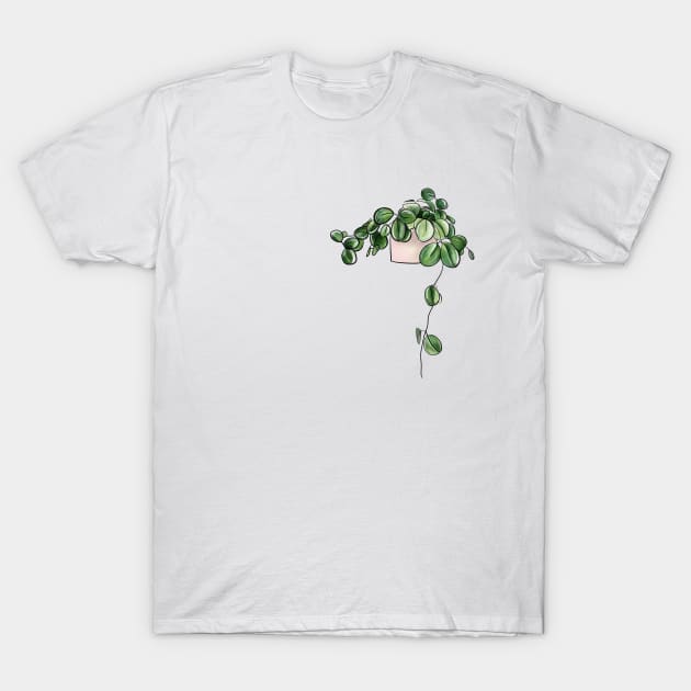 Plant Design T-Shirt by megandavellafineart